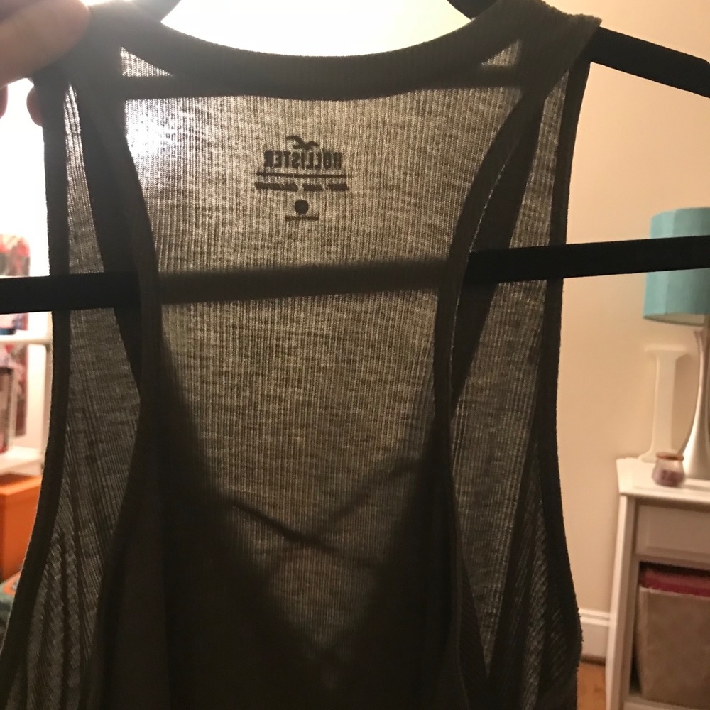 Hollister Army Olive Green Lace Up Tank Must Have - Picture 5 of 5